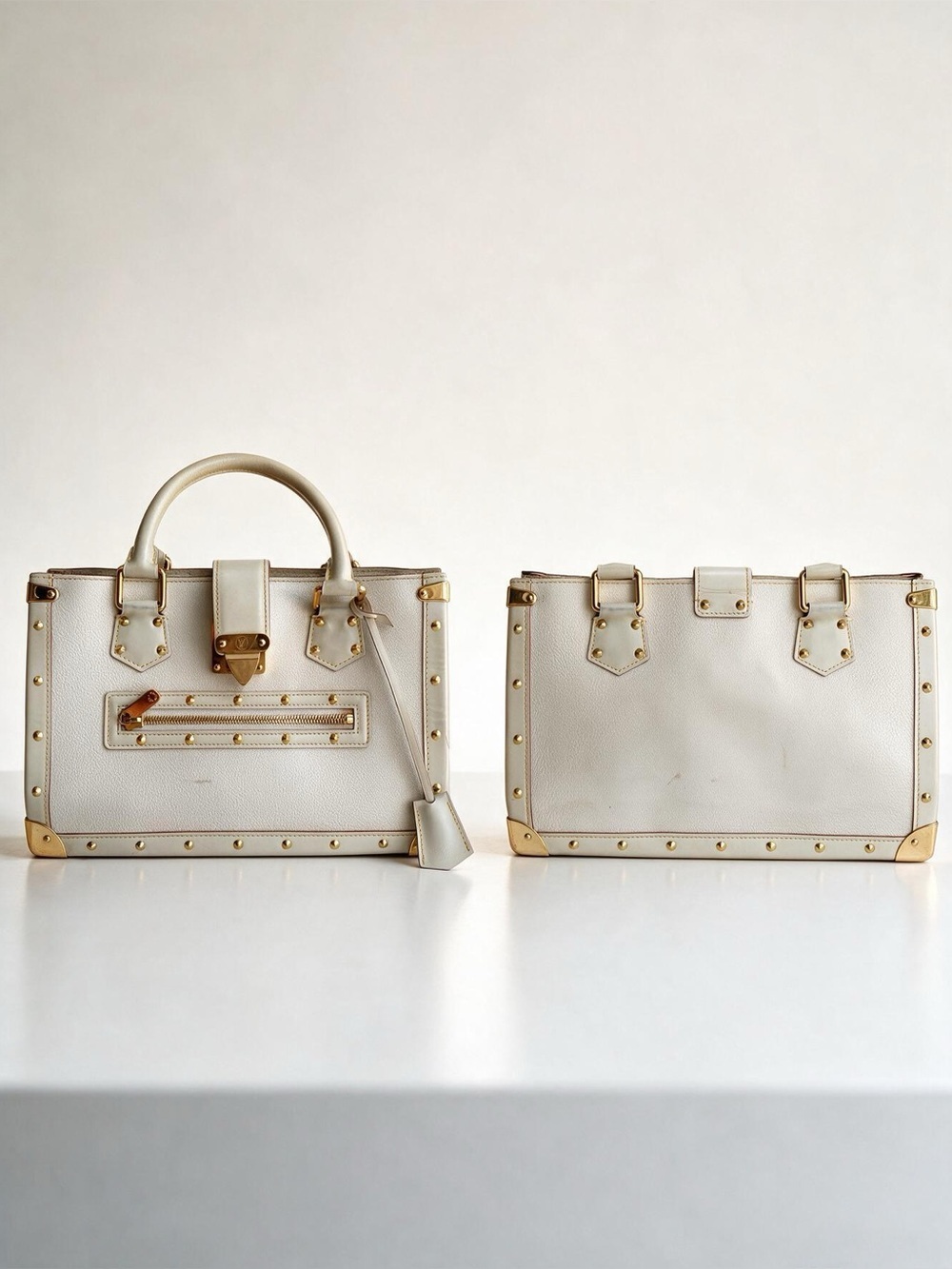 Louis Vuitton Suhali Le Fabuleux Shoulder Bag Leather Gold Hardware with receipt - Picture 3 of 17